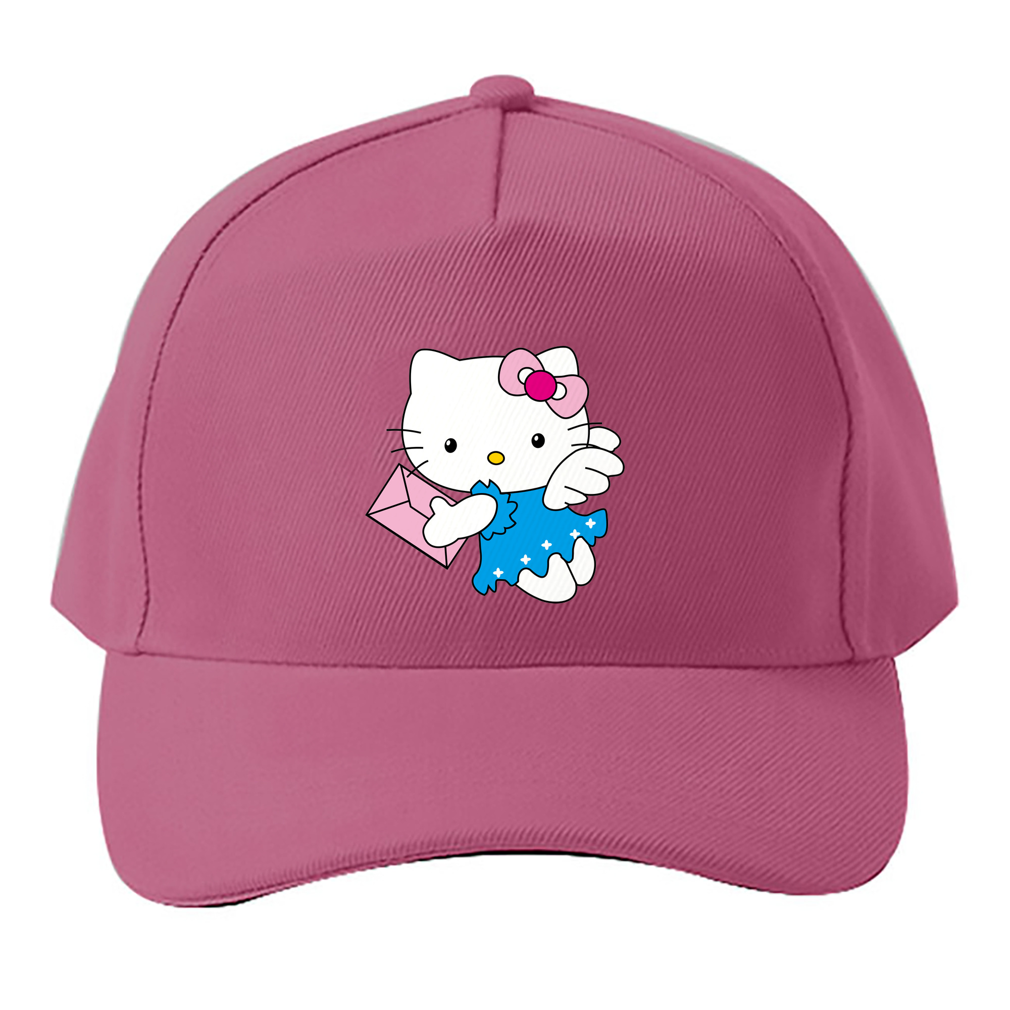 （画像用） Hello Kitty ハローキティ ベースボールキャップ 綿100％ 男女兼用 帽子 スポーツ